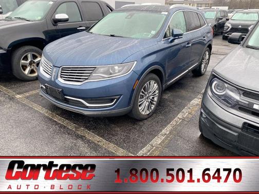 Blue 2018 Lincoln MKX Reserve