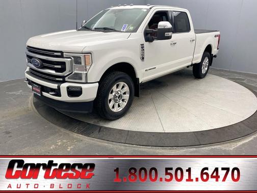 White 2022 Ford F-250 Platinum