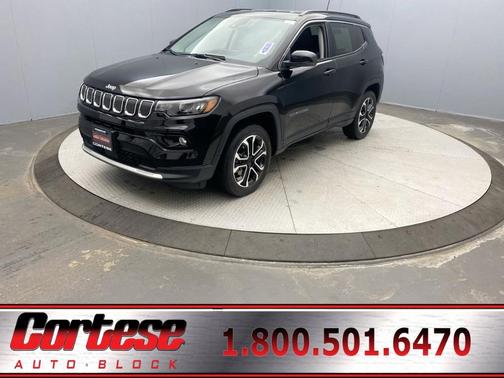 Diamond Black 2022 Jeep Compass Limited