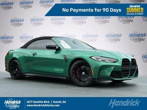 Isle of Man Green Metallic 2022 BMW M4 Competition xDrive