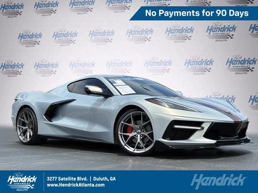 Silver Flare Metallic 2021 Chevrolet Corvette 1LT