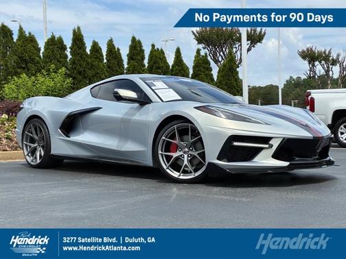 Silver Flare Metallic 2021 Chevrolet Corvette 1LT