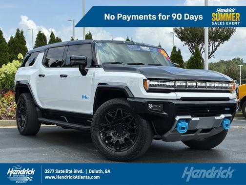 Interstellar White 2025 GMC HUMMER EV SUV 2X