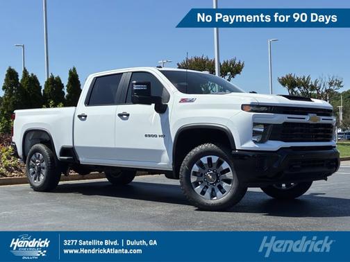 Summit White 2026 Chevrolet Silverado 2500 Custom