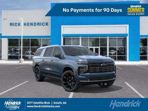 Lakeshore Blue Metallic 2026 Chevrolet Suburban High Country
