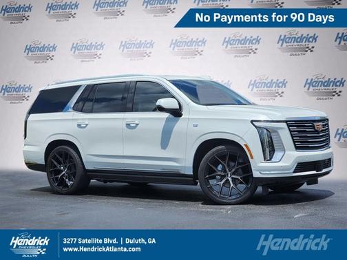 Crystal White Tricoat 2025 Cadillac Escalade 4WD Premium Luxury Platinum