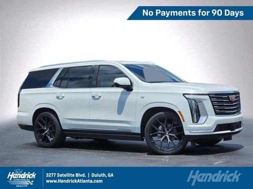 Crystal White Tricoat 2025 Cadillac Escalade 4WD Premium Luxury Platinum