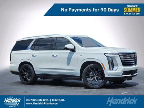 Crystal White Tricoat 2025 Cadillac Escalade 4WD Premium Luxury Platinum