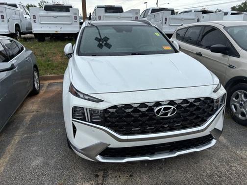 Serenity White Pearl 2023 Hyundai SANTA FE Calligraphy