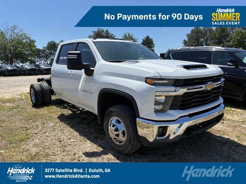 Summit White 2024 Chevrolet Silverado 3500 LT