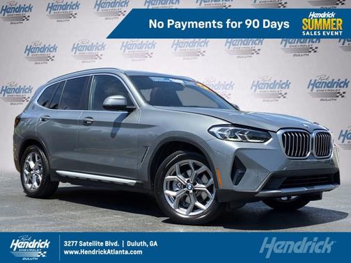 Skyscraper Gray Metallic 2023 BMW X3 xDrive30i