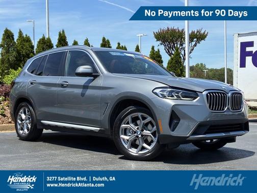 Skyscraper Gray Metallic 2023 BMW X3 xDrive30i