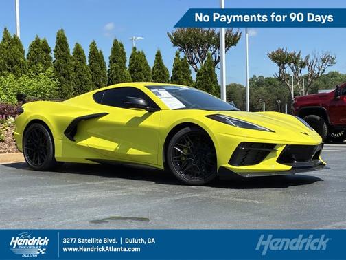 Accelerate Yellow Metallic 2023 Chevrolet Corvette 2LT