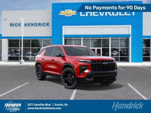 Radiant Red Tintcoat 2026 Chevrolet Traverse AWD RS