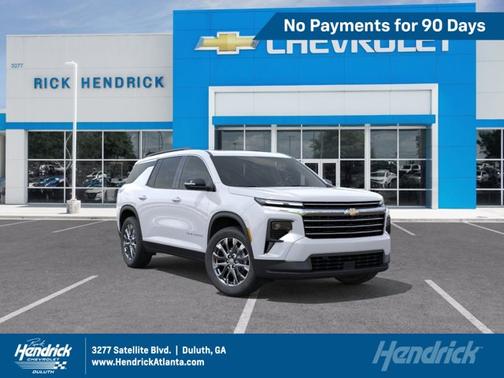 Summit White 2026 Chevrolet Traverse FWD LT