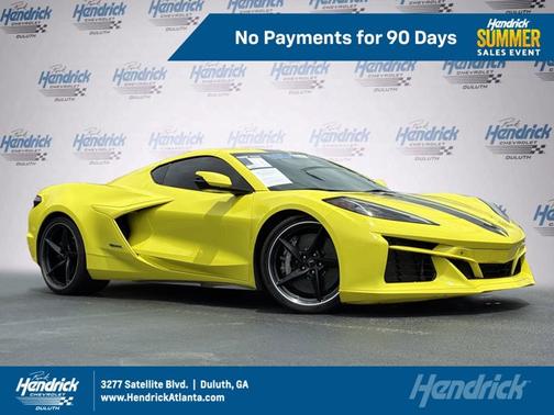 Accelerate Yellow Metallic 2024 Chevrolet Corvette 3LZ