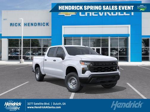 Summit White 2025 Chevrolet Silverado 1500 Work Truck Truck