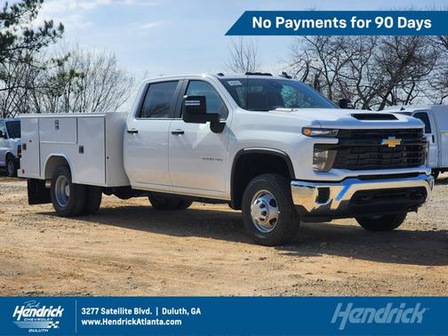 Summit White 2026 Chevrolet Silverado 3500 Work Truck