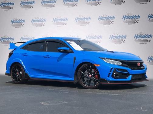 Boost Blue Pearl 2021 Honda Civic Type R Touring