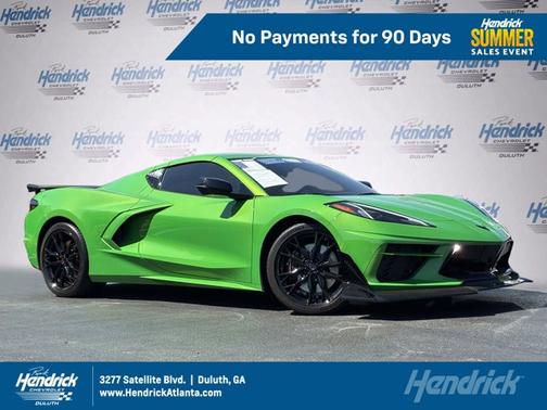 Roswell Green Metallic 2026 Chevrolet Corvette 3LT
