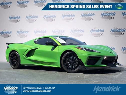Roswell Green Metallic 2026 Chevrolet Corvette 3LT
