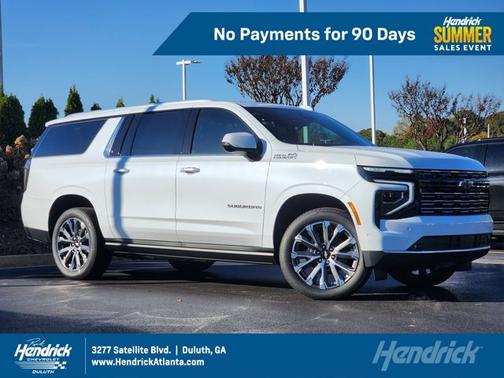 Polar White Tricoat 2026 Chevrolet Suburban High Country