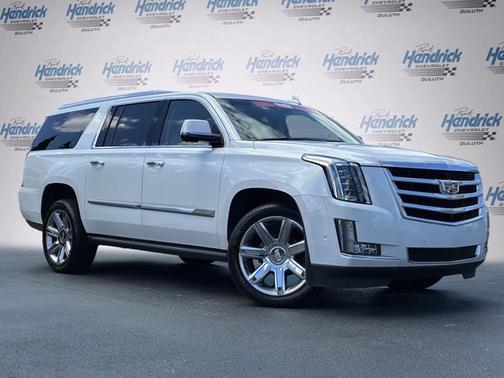 Crystal White Tricoat 2019 Cadillac Escalade ESV Premium Luxury