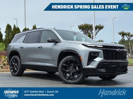 Sterling Gray Metallic 2026 Chevrolet Traverse FWD RS