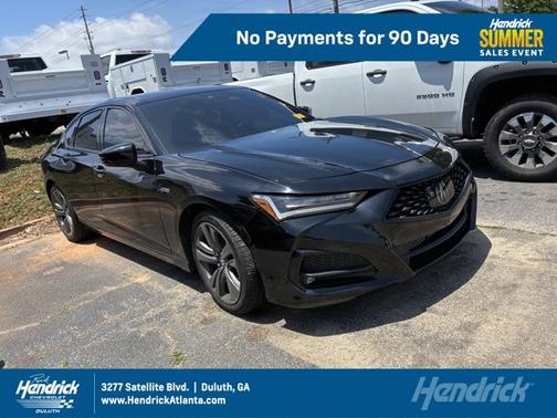 Majestic Black Pearl 2022 Acura TLX w/A-Spec Package