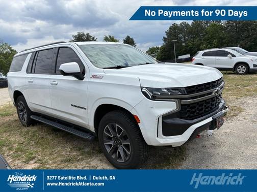 Summit White 2021 Chevrolet Suburban Z71