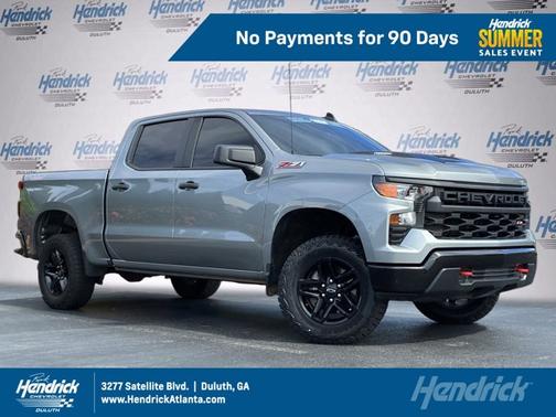 Sterling Gray Metallic 2025 Chevrolet Silverado 1500 Custom Trail Boss
