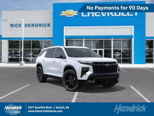 Polar White Tricoat 2026 Chevrolet Traverse AWD RS