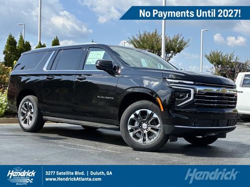 Black 2026 Chevrolet Suburban LT