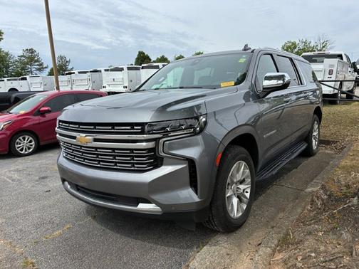 Satin Steel Metallic 2022 Chevrolet Suburban Premier