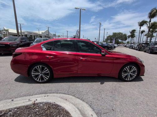 Dynamic Sunstone Red 2021 INFINITI Q50 3.0t SENSORY