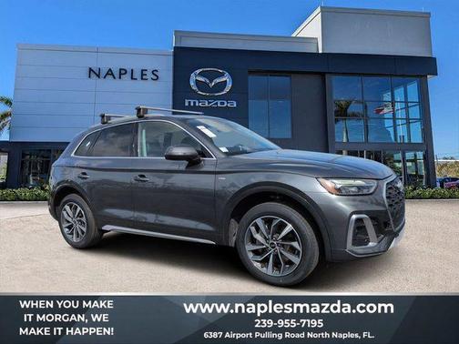 Daytona Gray Pearl Effect 2024 Audi Q5 45 S line Premium Plus
