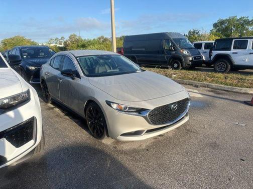 Platinum Quartz Metallic 2024 Mazda Mazda3 2.5 S Select Sport