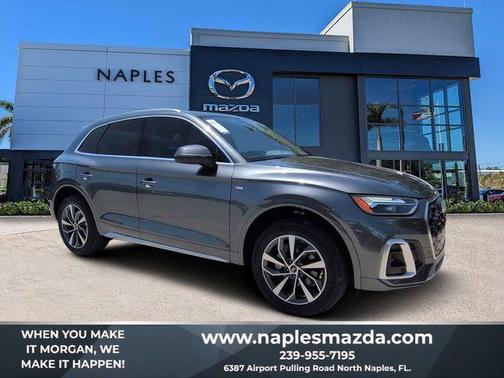 Daytona Gray Pearl Effect 2024 Audi Q5 45 S line Premium