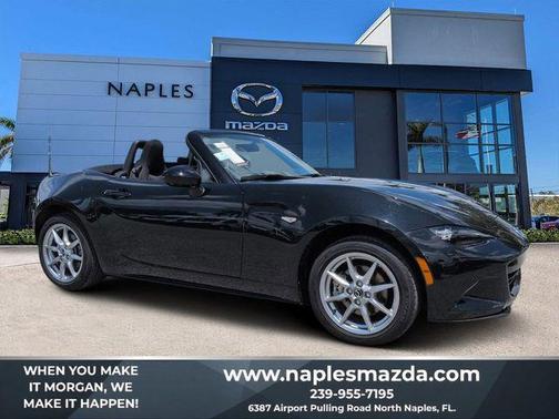 Jet Black Mica 2016 Mazda MX-5 Miata Sport