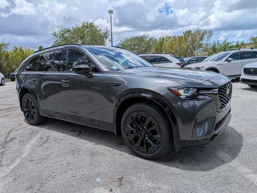Machine Gray 2026 Mazda CX-90 3.3 Turbo S Premium Sport