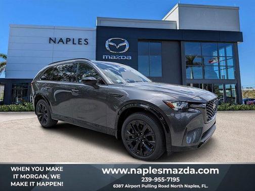 Machine Gray 2026 Mazda CX-90 3.3 Turbo S Premium Sport