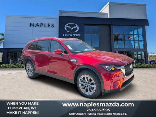 Soul Red Crystal Metallic 2026 Mazda CX-90 PHEV Preferred