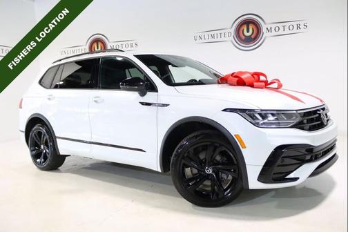 Opal White Pearl 2023 Volkswagen Tiguan 2.0T SE R-Line Black 4MOTION