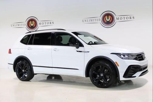 Opal White Pearl 2023 Volkswagen Tiguan 2.0T SE R-Line Black 4MOTION