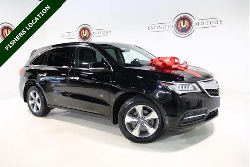 Crystal Black Pearl 2016 Acura MDX 3.5L