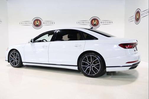 Glacier White 2021 Audi A8 L 60