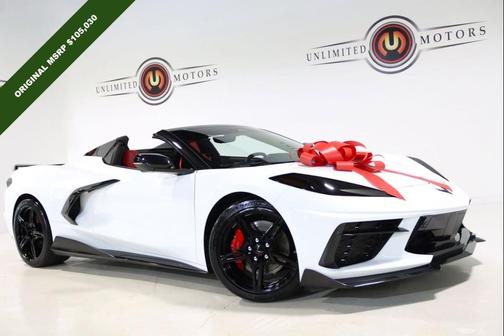 Arctic White 2024 Chevrolet Corvette Stingray w/3LT