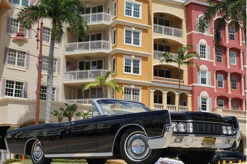 Black 1967 Lincoln Continental Convertible