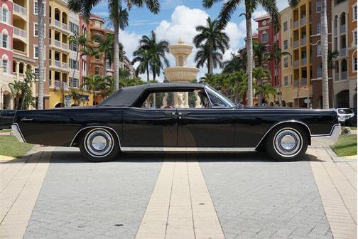 Black 1967 Lincoln Continental Convertible