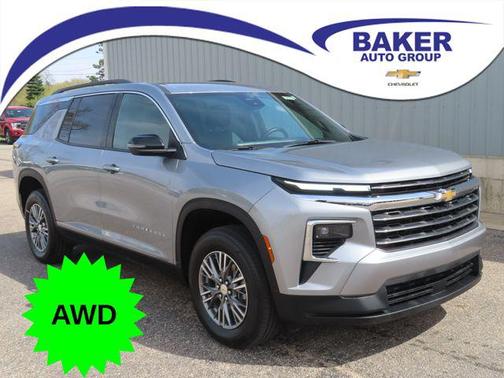 Sterling Gray Metallic 2025 Chevrolet Traverse LT